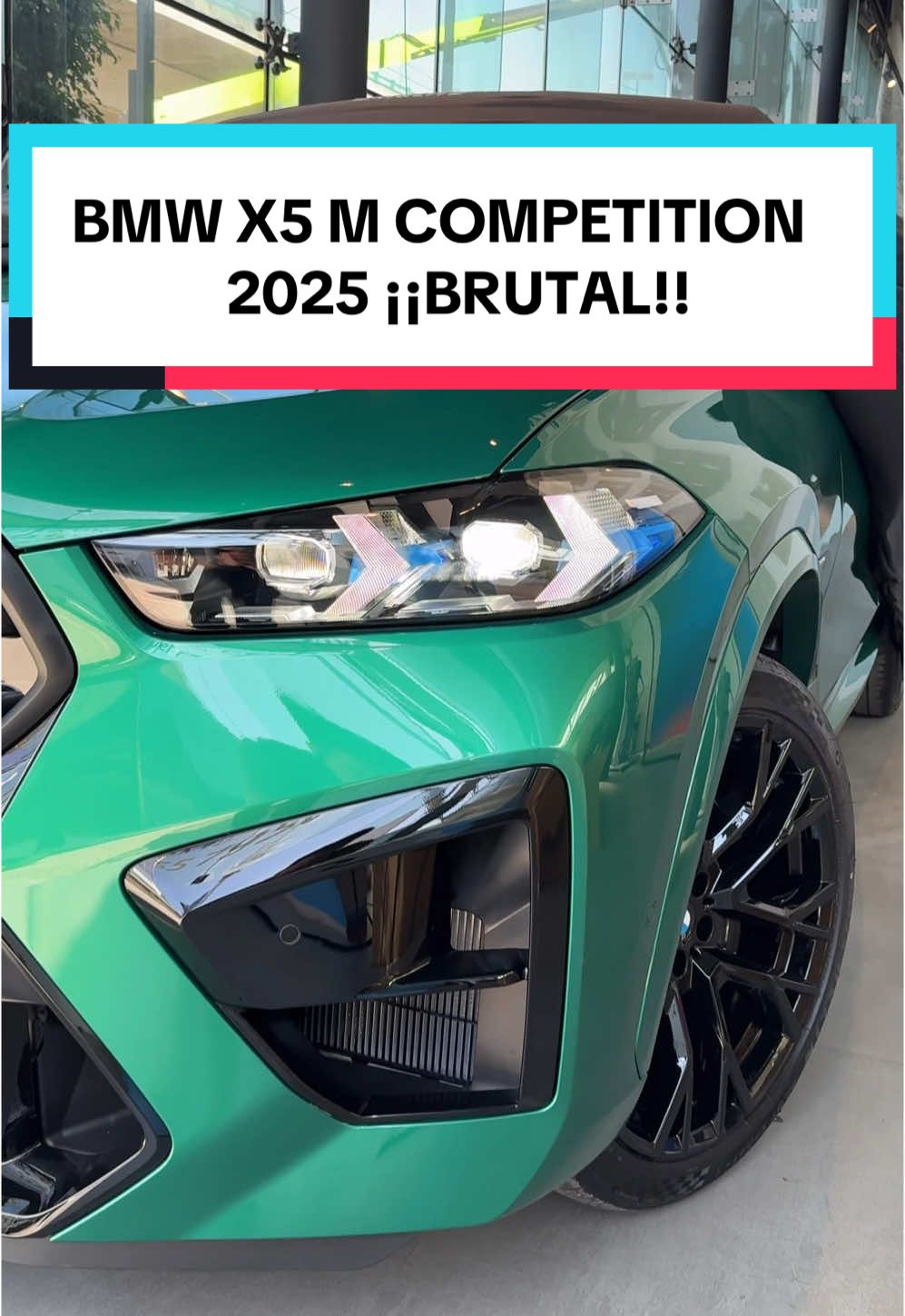 El BMW X6 M Competition 2025 en el increible color Isle of Man Green. Imponente y espectacular a su paso por la ciudad y carretera. #bmwx6mcompetition #isleofman #verde #cocheverde #parati #bmwmexico #impone 