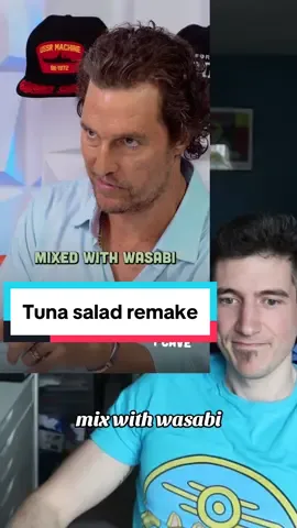 Replying to @Bigpapidh  Matthew McConaughey is definitely a tuna fish salad master. #tuna #tunasalad #mathewmcconaughey #Recipe 