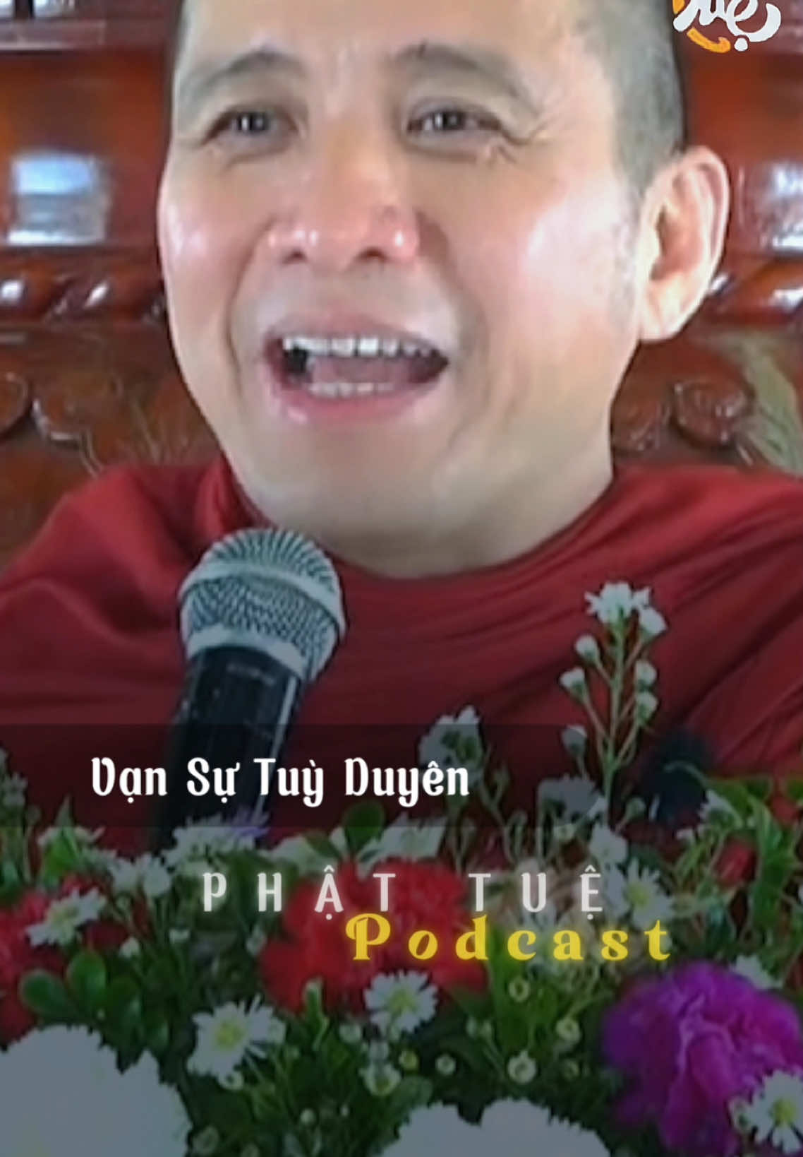 Tựa Pháp: Chữ Duyên Con cầu nguyện xin cho tất cả Chúng Sanh được khoẻ mạnh, an vui và hạnh phúc. Xin cho tất cả Chúng Sanh được nghe và hiểu được chánh Pháp của Phật, con đường tu tập luôn vững chắc sớm ngày được giải thoát, giác ngộ hoàn toàn. Dù sanh về nơi đâu vẫn luôn được thấy Pháp nhiệm mầu. Nam Mô A Di Đà Phật 🙏🙏🙏 “Cám ơn Nhà hàng chay Tuệ tài trợ Logo chữ Tuệ”  #nammobonsuthichcamauniphat  #nammoadidaphat #nammoamidaphat #phattue #thichchanhdinh #phattuhoaibao #phậttuệ #tuệ #podcastphattue 