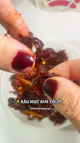 @Ăn Vặt Cùng Oen ~ râu mực rim tỏi ớt #ancungtiktok #riewew #doanvat #xuhuong #raumuc #raumucrim 