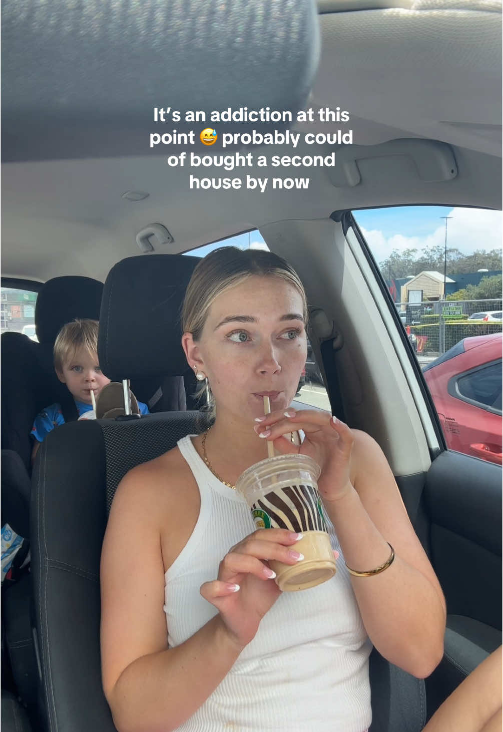 Just my daily dopamine hit ☕️ #trending #youngmum #toddlersoftiktok #toddler #morningroutine #aussiemum 