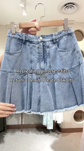 Always wanted your OWN version of a  Pinterest lookbook? Well, style our Petunia pleated skort with us!  #fitcheck #trending #fashion #outfitinspo #fyp #trendingvideo #OOTD 