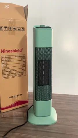 Quạt sưởi gốm, máy sưởi đa năng chính hãng Nineshield giá chỉ 4xx🔥🔥 #blackfriday #quatsuoi #quatsuoigom #maysuoi #maysuoigom #maysuoiam 
