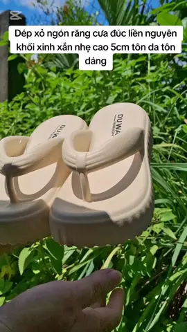 Dép xỏ ngón dép kẹp đủ màu hàng DUWA cao 5 cm không thấm nước đi mưa lội nước thoải mái#xuhuongtiktok #déptructra 