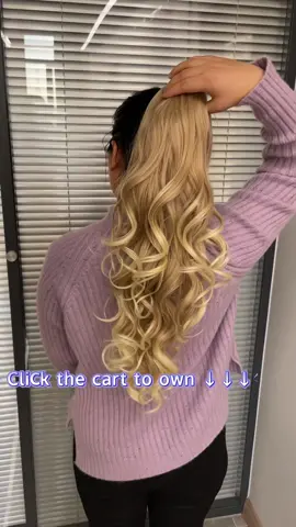#chaoee #flashdeal #clawcliphairstyles #ponytailhairstyle #extensions #ponytail #ttshop #tiktokshopcybermonday 