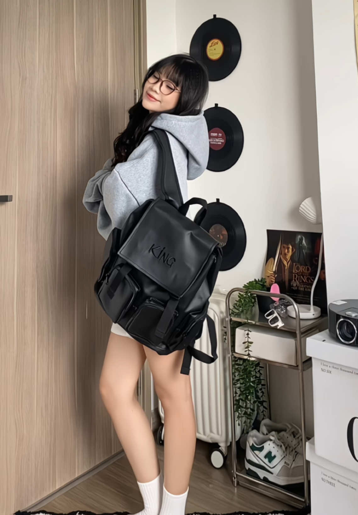 Balo này đúng là đựng cả thế giới thật các bác à 🥹🫶🏻 #thờitrang #mỗingàymộtoutfit #fyp #xuhuong #balo 