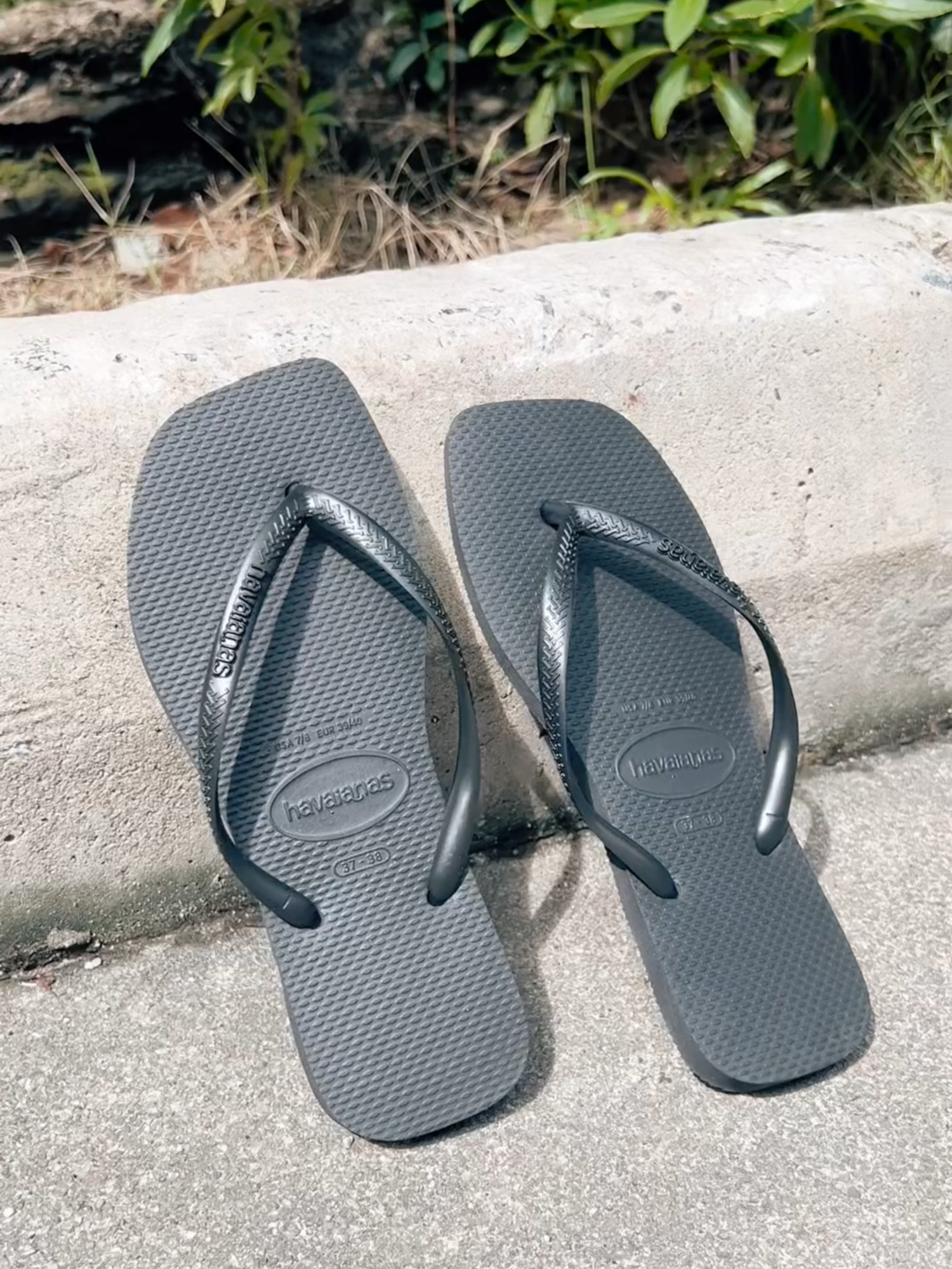 Slip into something stylish 😌 #women #flipflops #slim #square #fyp #havaianas #schumartsg #tiktokshopfashion