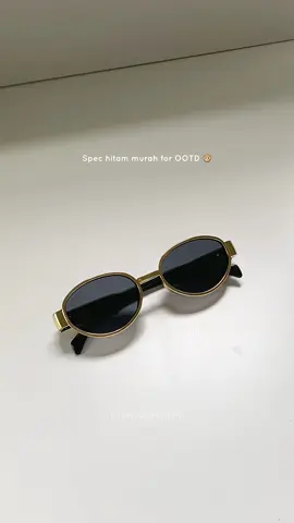 Sumpah smart doh spec hitam baru ni 😭✨ #spec  #spekhitam #spekmata #spekmurah #sunglasses 