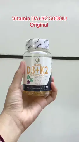 Vitamin D3+K2 5000iu Original#rekomendasi #vitamind3k2 #fyppppppppppppppppppppppp #fypシ゚viral #promo #promoguncang1212 #original #fyp 