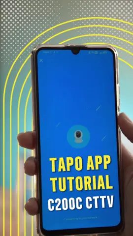Tutorial on how to install the Tapo C200C using the Tapo app! ✨ #smart #fyp #cctv