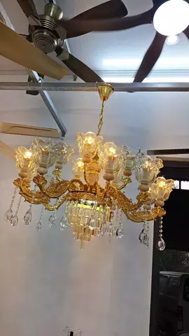 đèn chùm 15 tay Thân đá #xuhuongtiktok #denchum 