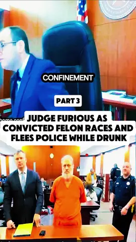 Judge Furious as Convicted Felon Races And Flees Police While Drunk #court #courtroom #judge #law #lawyer #viralvideo #fyp #trending #usa🇺🇸 #prison #arrest #criminal 