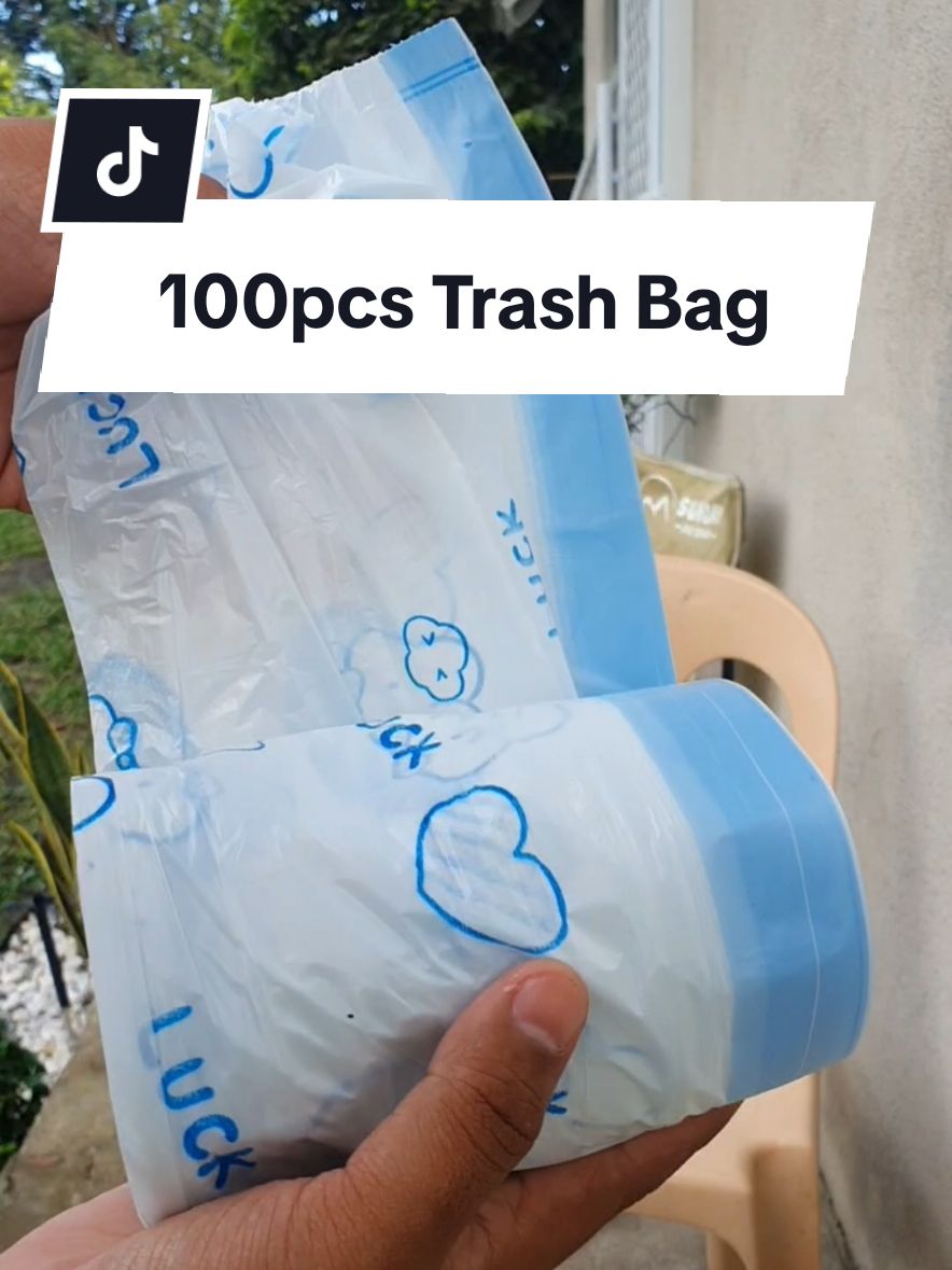 100pcs Drawstring Trash Bag #trashbag #drawstring #drawstringbag #trashcan 