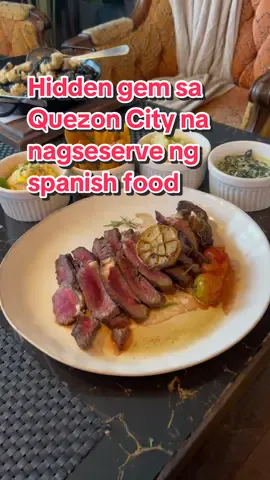 Hidden gem in Quezon City that serves one of a kind spanish food  📍Delgado 112 #spanishfood #croquetas #paella #steak #lambshank #tiramisu #quezoncity #saantayopunta 