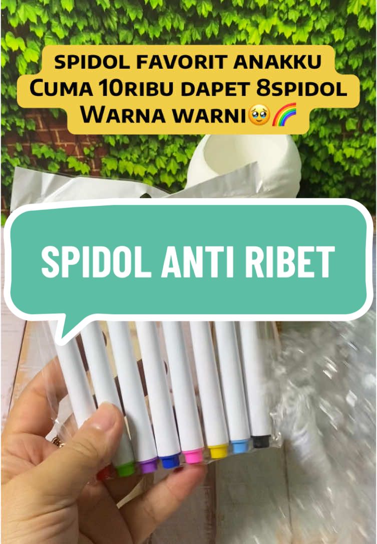 Emang udah paling pas kalo anak anak tuh pake spidol mini ini bund #mainanedukasianak #spidol 
