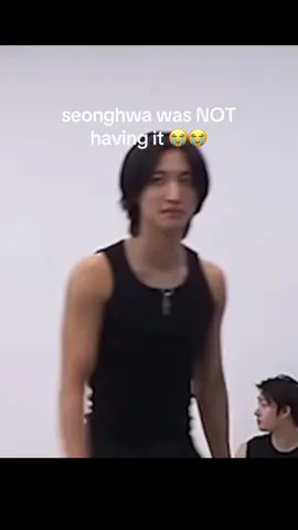 poor seonghwa man he was probably ready to go home and relieve stress through animal crossing right after that 😭😭 #iomt #ateez #wooyoung #seonghwa
