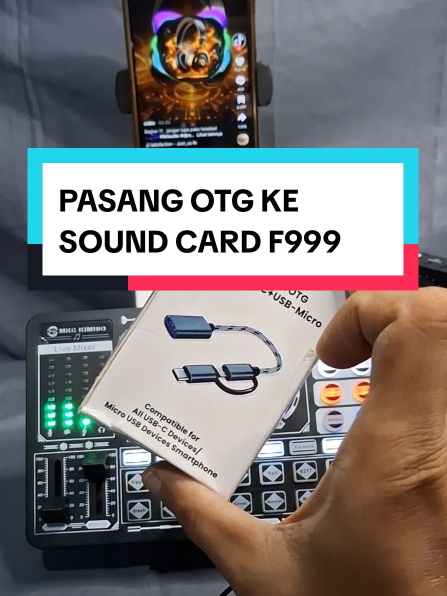 Membalas @bundatiara_2 bisa ya kak untuk sound card f999, bahkan bisa untuk semua jenis sound card kak 👍🙂 #kabel #kabelotg #otgsoundcard #soundcardf999 #ceksound #pasangotg #otg #wibgajian #megaguncang1212 #promoguncang1212 #cuantanpabatas 