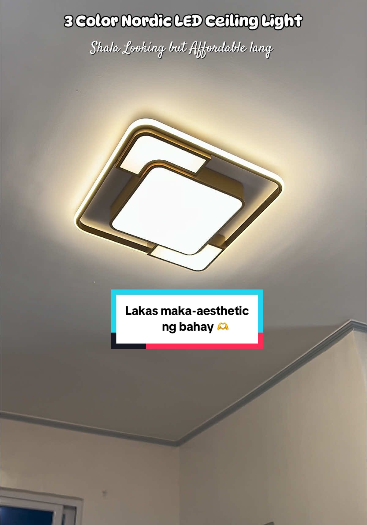 Shala pero di Mahal! #ceilinglights #aestheticlights #nordiclights #ledlight #shala #ilaw 