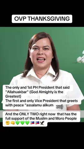 💚 #saradutertesupremacy #maranaotiktokers #muslimtiktok #duterte #du30 #indaysara #vpsara #prrd #muslimtiktok 