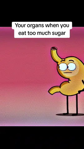 Your organs when you eat too much sugar 
