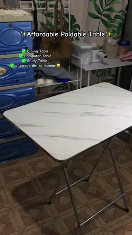 Ang mura lang pala nito dito #foldabletable #table #diningtable #affordabletable 