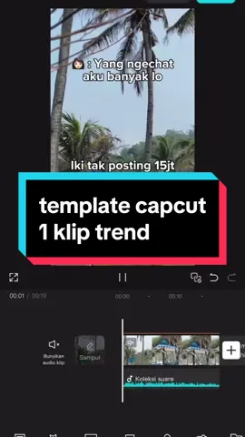 #CapCut Versi 1 klip🔥 #actemplate #templatecapcut 