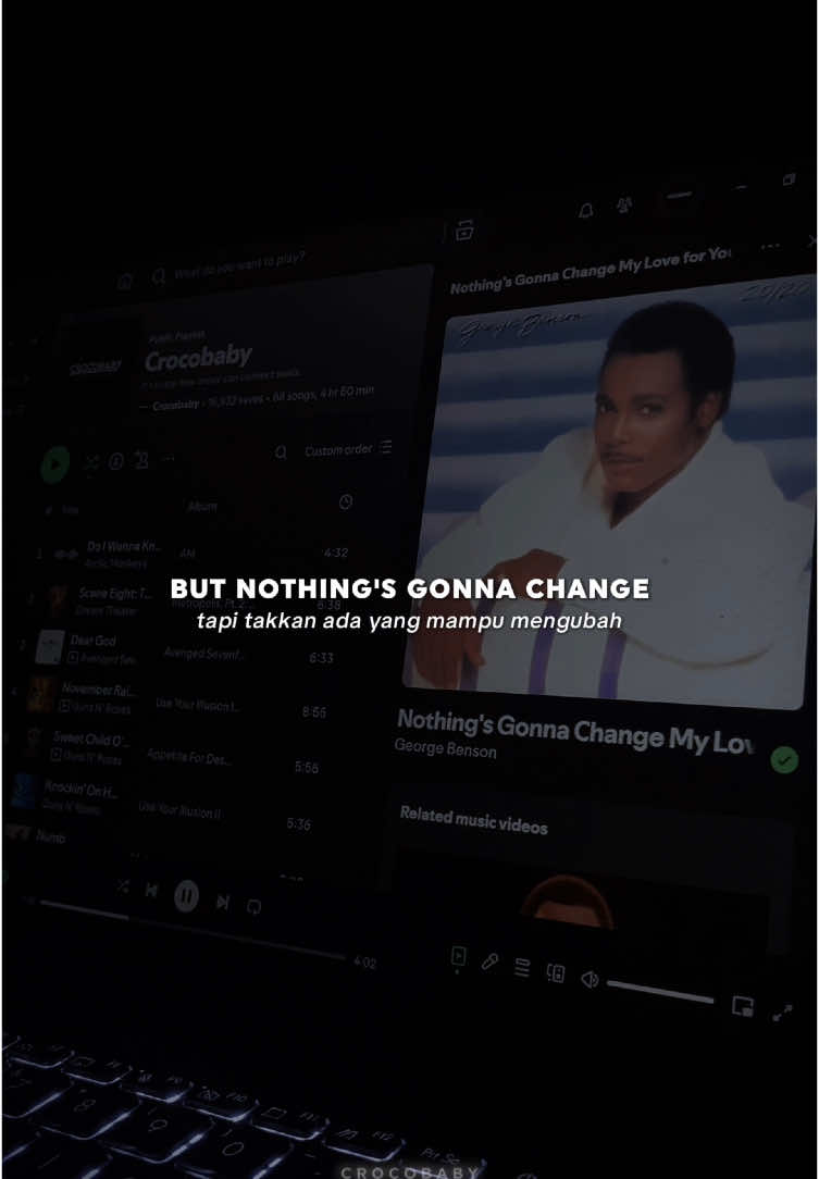 nothing's gonna change my love for you..