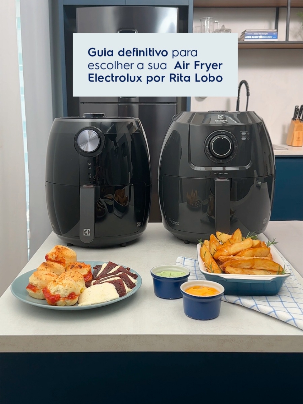 ME MIMEI E RECEBI UM PIX* NA CONTA 😍 Bora aproveitar a #BlackFridayElectrolux pra levar a sua air fryer pra casa 💙 Saiba mais no link da bio ✨ #SuaCasaBemVivida *Válido para maiores de 18 anos, com CPF válido e residentes no Brasil. A Ação de Cashback será encerrada de imediato caso seja atingido o valor total disponibilizado. Consulte os produtos participantes, período e limites de participação e do Cashback, o valor deste por categoria de produto e por CPF e as demais condições no regulamento no site www.promocoeselectrolux.com.br GUARDE SEUS CUPONS FISCAIS. Imagens ilustrativas. Produtos: Air Fryer Electrolux por Rita Lobo 3,2L Preta Efficient com Timer 1400W (EAF15) e Air Fryer Electrolux por Rita Lobo 5l Grafite Family Efficient 1700W (EAF50).