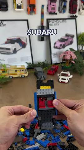 Building the Iconic Subaru WRX STI 📦 What should we build next?  #lego #cars #legocars #brickcars #carguy #subaru 