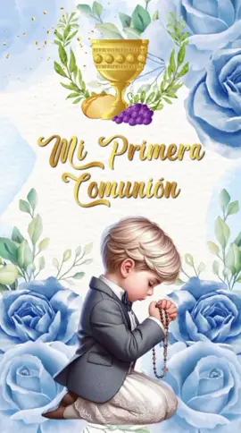 invitación primera comunión niño 👼🤍 #invitacionesdigitales #invitacionescreativas #invitacionespersonalizadas #invitacionvirtual #primeracomunion #comunion #eventos #invitaciones #invitacion #evento 