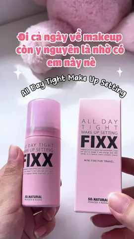 So cute #xitkhoamakupsonatural #sonatural #makeupsettingspray #khóanềncùngfixxsonatural