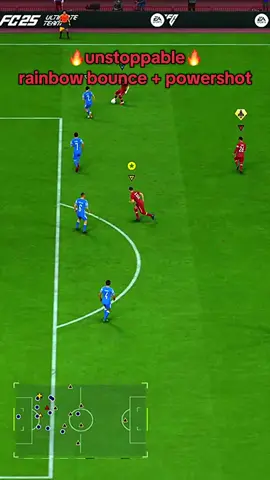 unstoppable rainbow bounce + powershot #fifa #easports #eafc25 #pro #proclubs #esports #meta #skills #new #tutorial #goal #trick #game #playstation @EA SPORTS FC 