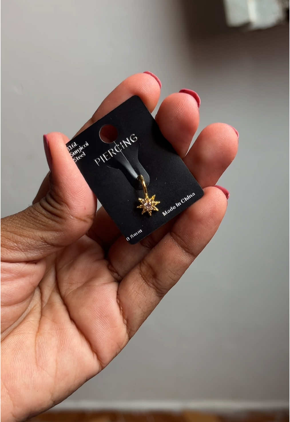 Comprei um piercing ✨☀️#piercing 