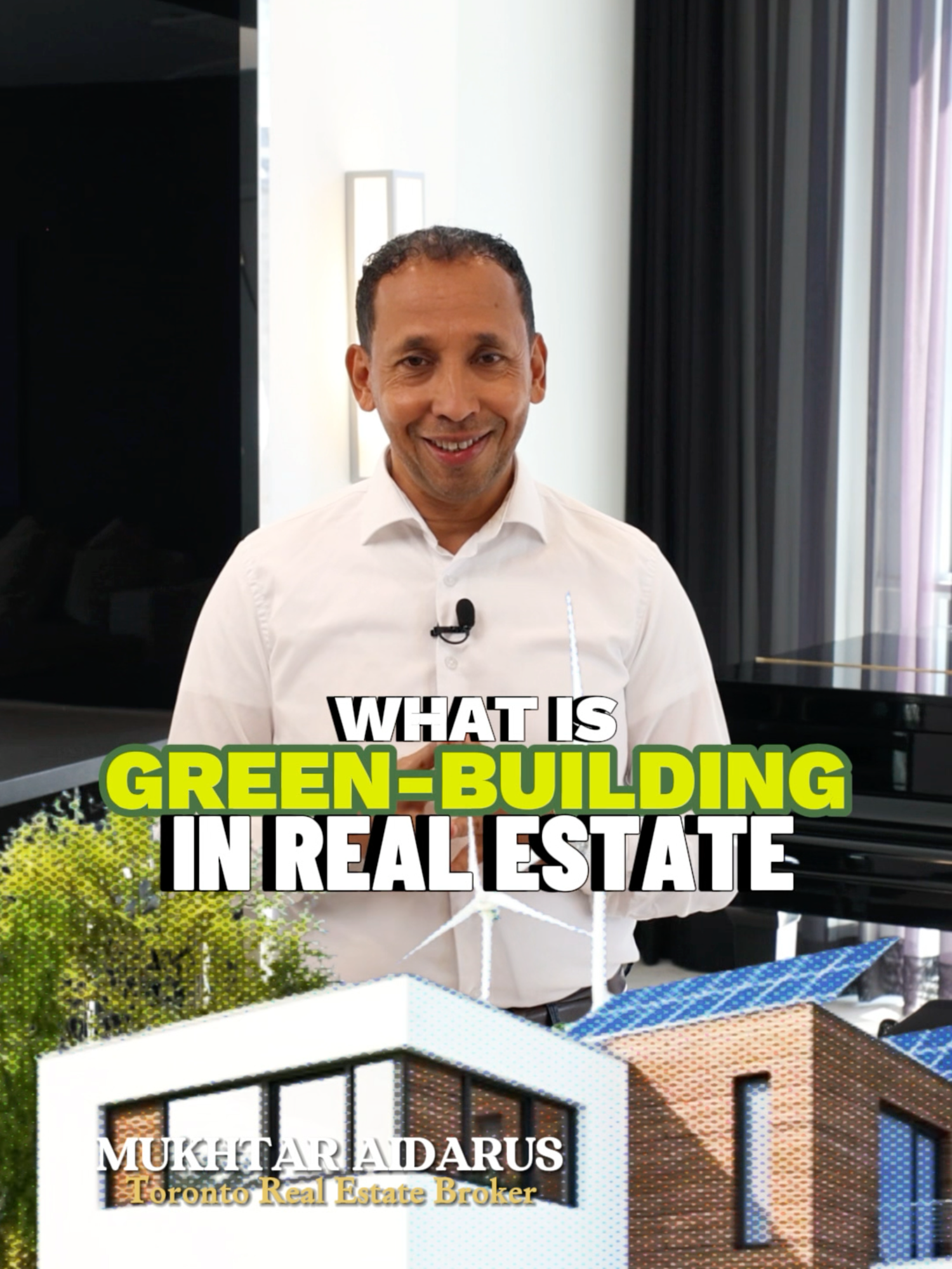 What Is Green Building In Real Estate: Green Building Refers To The Practice Of Designing, Constructing, And Operating Buildings In An Environmentally Responsible And Resource-Efficient Manner. This Includes Using Sustainable Materials, Energy-Efficient Systems, And Minimizing Waste And Pollution. Green Buildings Not Only Reduce Environmental Impact But Also Offer Long-Term Cost Savings And Health Benefits. If You Have Any Questions About The Real Estate Market, Whether Buying or Selling or Investing. My Team & I Will Utilize All Our Real Estate Expertise To Offer You An Outstanding Real Estate Services With Great Proven Results. I Have Been Providing Real Estate Services Since 2007. We Also Have Affiliates Around Canada & Across The Globe. Direct 416 884 7707 homesbymukhtar@gmail.com www.homesbymukhtar.com #remax #remaxglobal #realestatetrends #mississauga #toronto #torontolife #yorkville #PropertyConnection #mukhtaraidarus #bridlepath #rosedale #foresthill #luxuryagent #rathwood #remaxcanada #torontohomes #realestatebrokers #toprealtors #greenbuilding