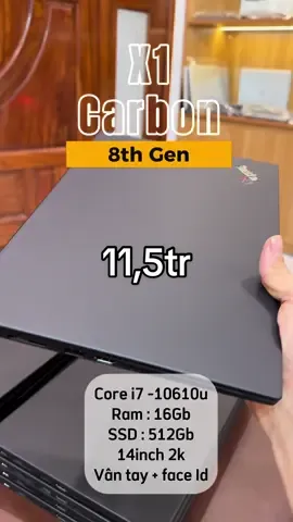 20 cây Thinkpad X1 Carbon gen 8 core i7 /16Gb / 512Gb màn 2k full option giá rẻ  #laptop #thinkpad #x1 #reviewlaptop #laptopsinhvien #laptopvanphong #laptopgiare  #CapCut 