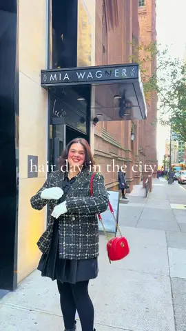 when you get the best blowout while in the city @Mia Wagner NYC ✨ I cannot say enough good about this experience. The salon is stunning. Staff were beyond friendly and Mia, who is the owner of the salon, is super talented. Shes a wizard with a round brush✨ Not to mention, she used her own haircare line on me and the texture spray is to die for! Head to their website for black friday deals up to 30% off!  Thank you again for giving me this opportunity while visting the city❤️ #miawagnersalon  #fyp #foryoupage #hair #hairtok #hairstyle #nyc #newyorkcity #hairsalon #nychairstylist #Vlog #blowout #travel #collab #tiktokfinds #hairday #hairdayvlog 