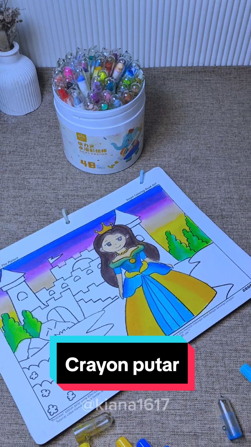 silky crayon super best seller dan paling favorite #silkycrayon #krayonputar #crayonputar #kuailiwen #oilpastel #artset #alatmewarnai #crayon #rekomendasikrayon 