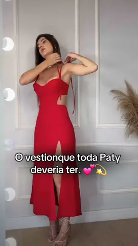 Lindo!!!!  o precinho melhor ainda !!! Black Fridayyyyy 💕💕 . Para compras só pedir o link.  . #foryu #fyyyyyyyyyyyyyyyy #estilo #patynordestina #vestidovermelho #looknatal #videoviral #shopee#vestidoalfaitaria 
