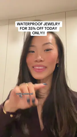 35% OFF TODAY ONLY!! Don’t miss out on it or you’ll regret it 🫢  #waterproofjewelry #affordablejewelry #jewelrytiktok #blackfridaysale #jewelrybrand 