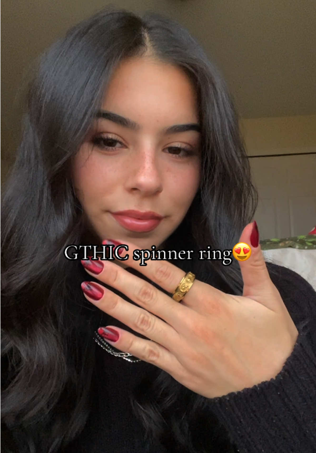 so pretty and perfect for those that struggle with anxiety or picking at their fingers 😍 #jewelry #spinnerring 