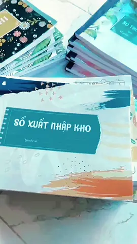 Sổ quản lý thu chi - nhập hàng - bán hàng