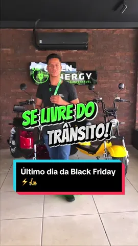⚡ Último dia da Black Friday! ⚡ A chance de garantir a sua scooter elétrica com DESCONTOS imperdíveis está chegando ao fim! 🚨 Hoje é o último dia da nossa Black Friday e você não vai querer perder essa oportunidade de acelerar para o futuro com economia 🛵💨 Venha fazer um test ride e descubra qual modelo é perfeito para o seu dia a dia! 💪🏻 📍 Rua Hilda del Nero Biscolo, 102, The One Office Tower, lojas 10 e 11 - Jundiaí  🏃‍♀️‍➡️ Corra, o tempo está passando! #greenenergyjundiai #scootereletrica #motoeletrica #x12 #blackfriday #desconto #scooter #promoção #mobilodadeeletrica 