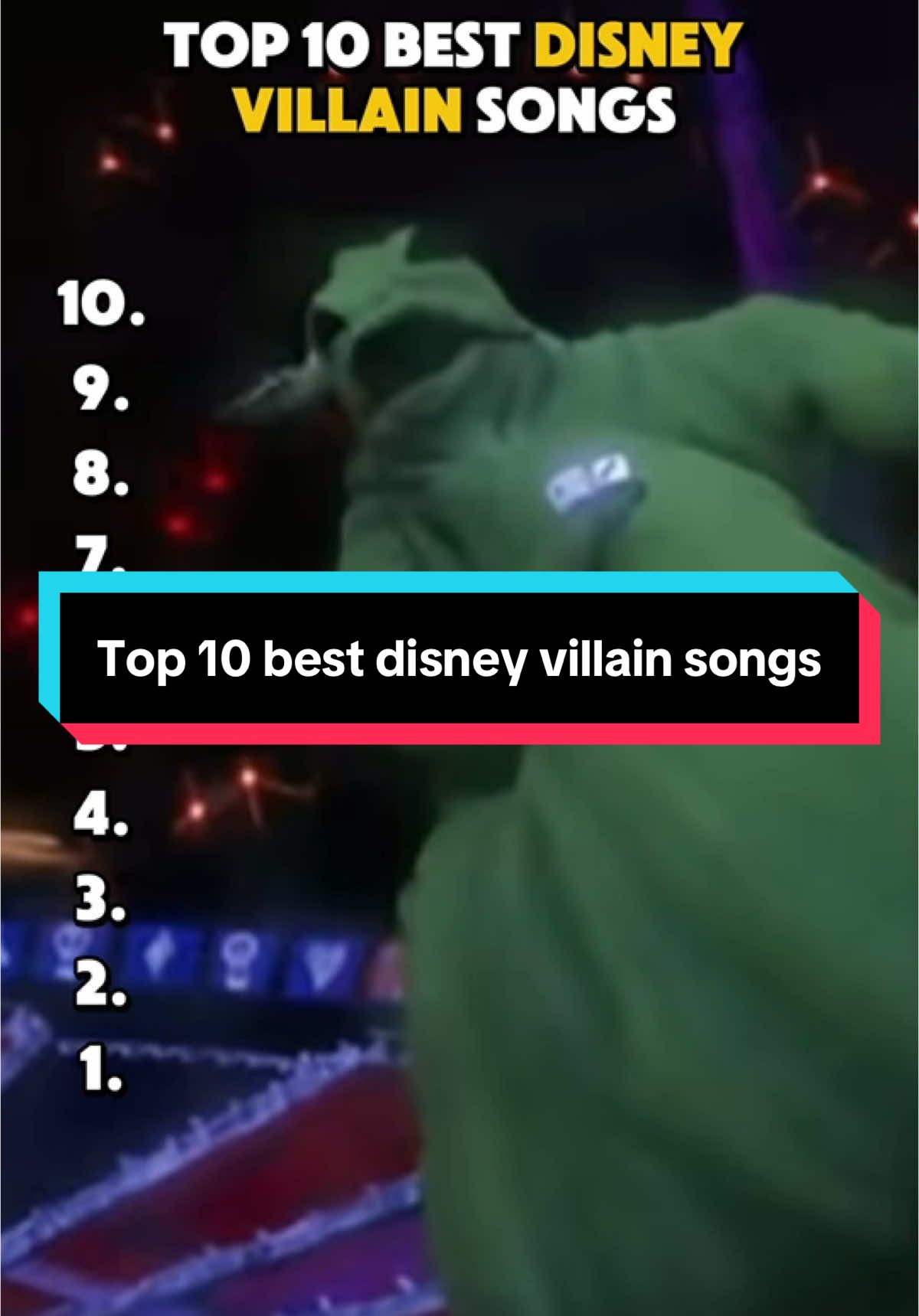Top 10 best disney villain songs #top10 #best #villain #songs #disney #movie #music #throwbacksongs #fyp 