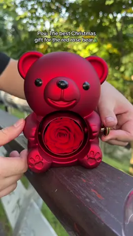 I am absolutely satisfied with choosing Rose Bear for Christmas gifts..#gift #christmas2024 #hot #christmas #Love#necklace #fyp #giftguide 