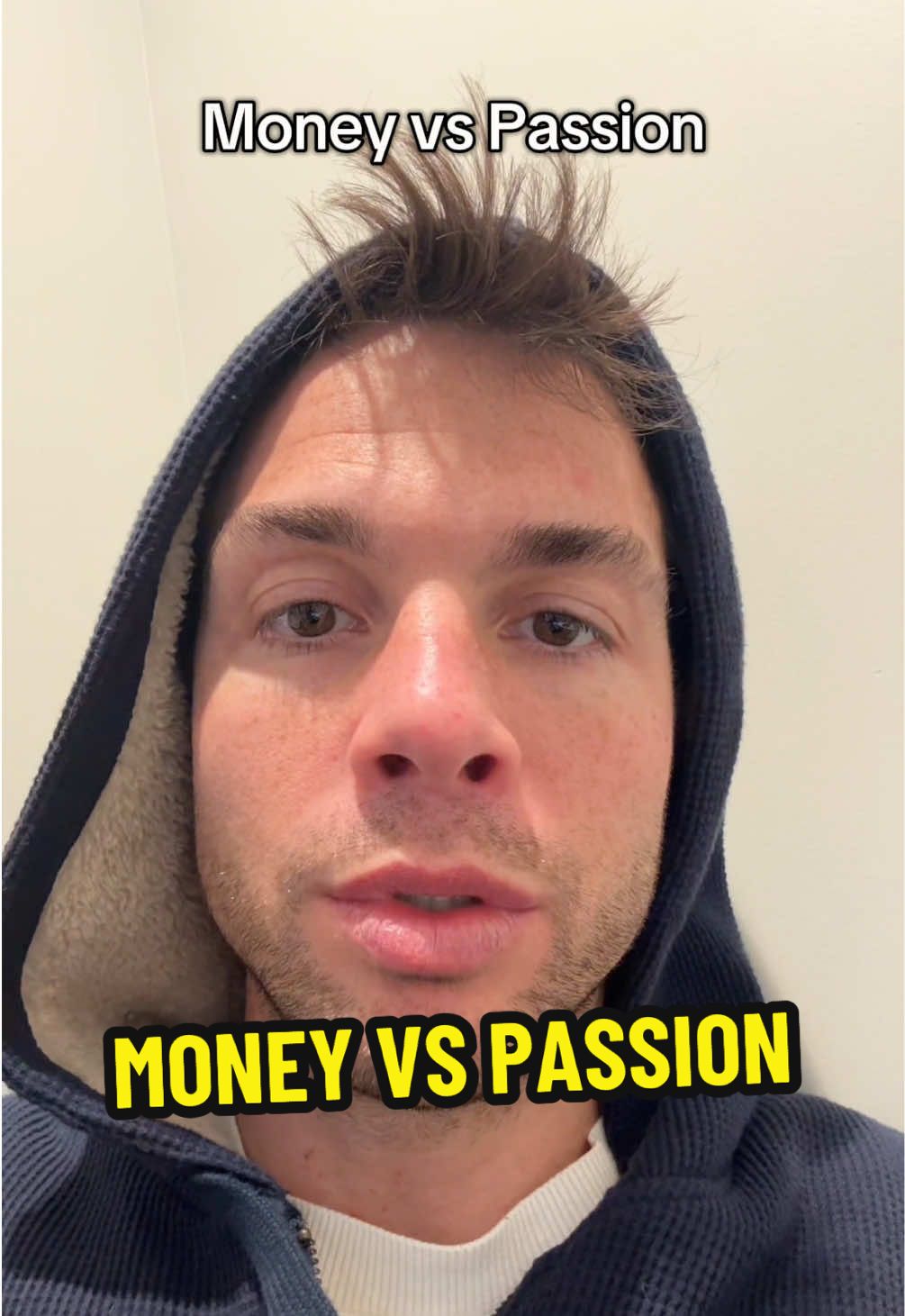 The eternal money vs passion debate solved in one tiktok #passion #money #career #work #existentialism 