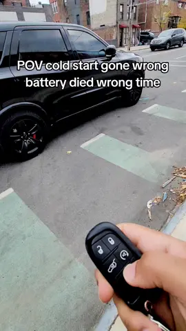 when your battery dies the wrong time 💀 #cars #CAR #pov #real #carsoftiktok #boys  #friends #s #send #me #battery  #cold #start 