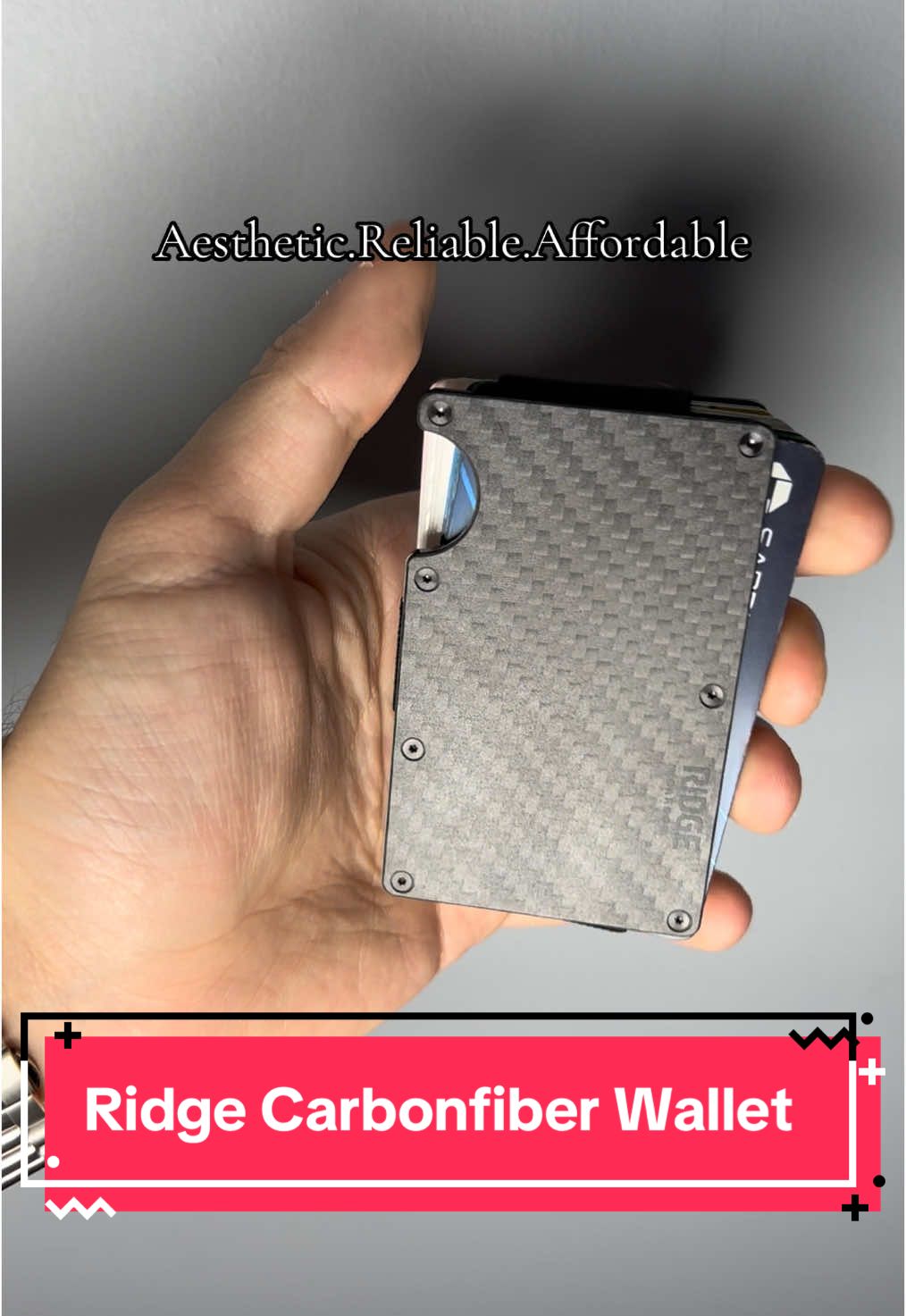 The new daily wallet, with REAL carbon 🔥 #ridgewallet #ridge #menswallet #tiktokshopblackfriday #tiktokshopcybermonday #tiktokshopholidayhaul 