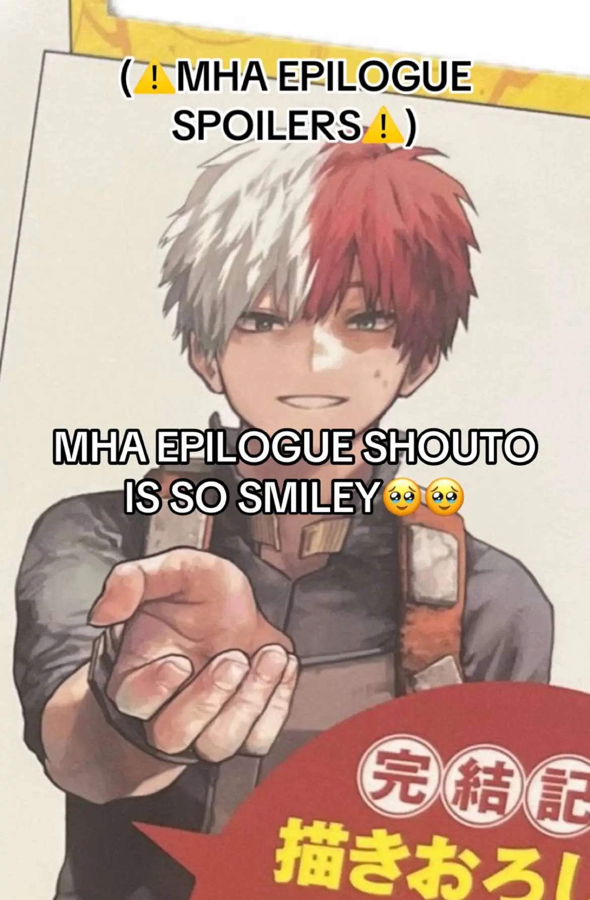 EVERYBODY PAUSE his expression is so soft and gentle🥹🥹 my precious son is all grown up🤧 my heart cannot take this i love him so much (i need to see his thoughts about his family and his reaction to touya’s death) #mhaepilogue #bnhaepilogue #mhavolume42 #bnhavolume42 #shoto #shouto #todoroki #shototodoroki #todorokishoto #shoutotodoroki #todorokishouto #todorokifamily #todofam #class1a #bnha #mha #bokunoheroacademia #myheroacademia  