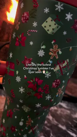 My Christmas @POWCAN tumbler is my newest obsession. #blackfriday #tiktokshop #burrbasket 