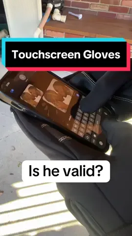 Is he valid? #gloves #touchscreen #thermal #tiktokmademebuyit 